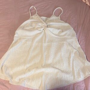 Elegant Beige Women's Top